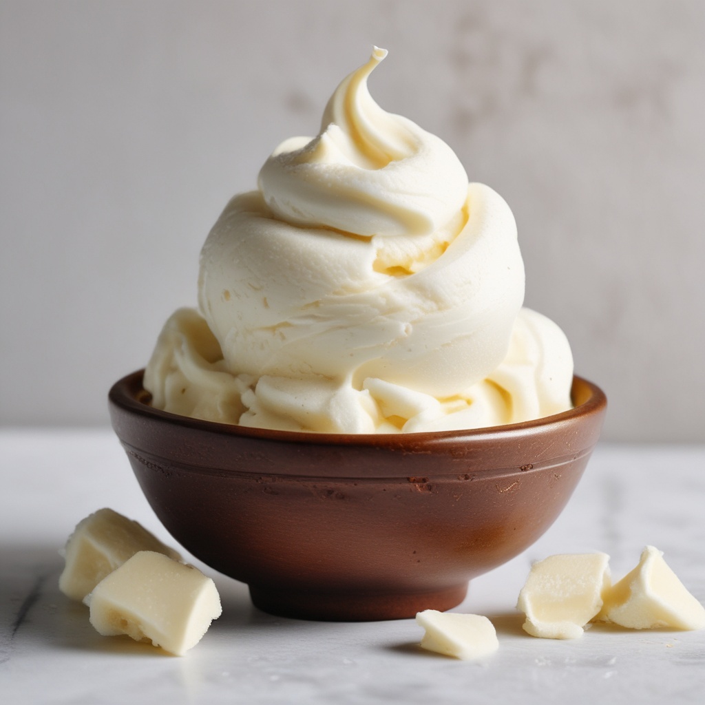 Vanilla Gelato in a bowl